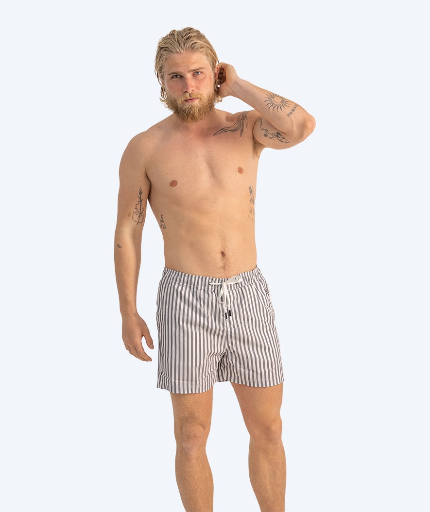 Watery swim shorts for men - Lagoon Eco - White/Grey
