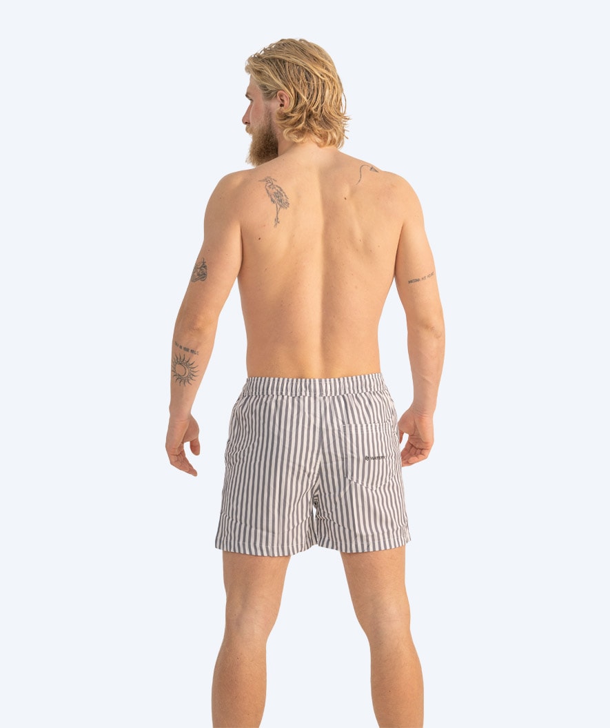 Watery swim shorts for men - Lagoon Eco - White/Grey
