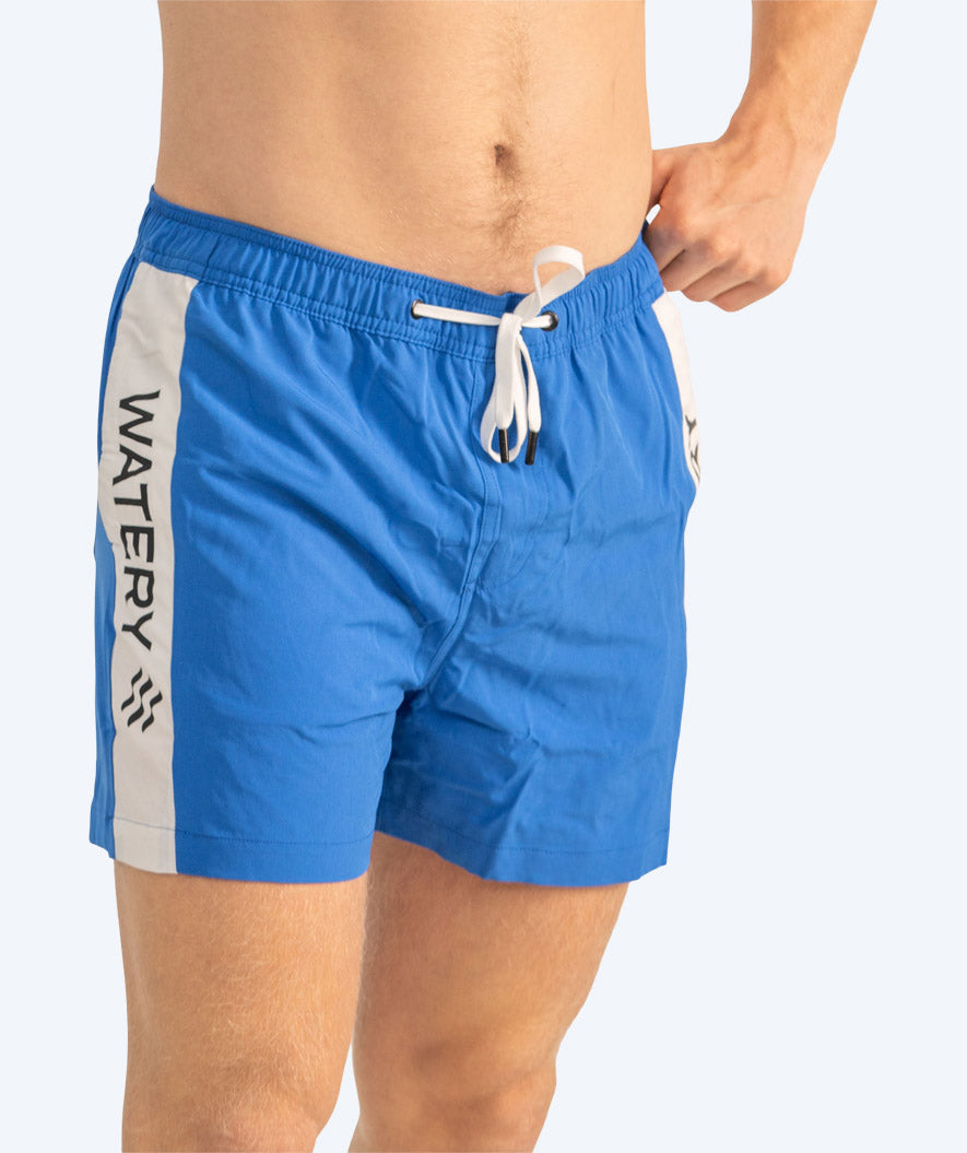 Watery swim shorts for men - Signature Eco - Blue