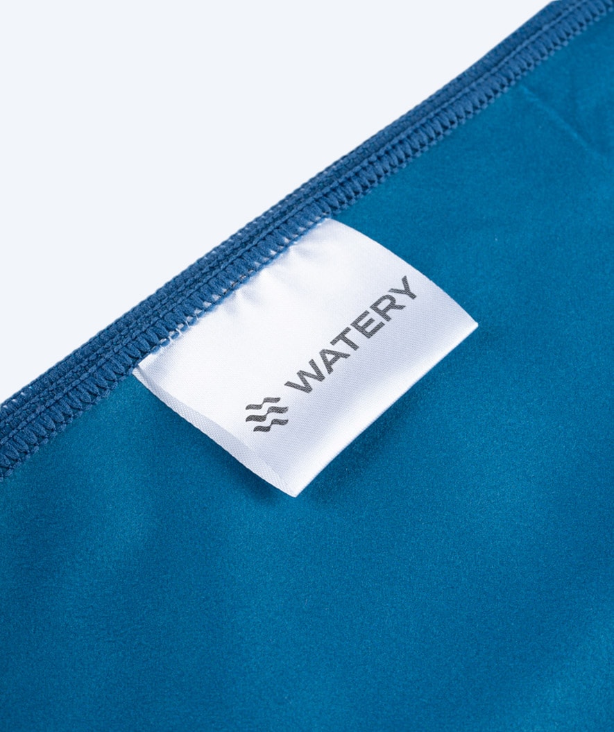 Watery microfiber towel (160 x 80 cm) - Eco Nebraska - Blue