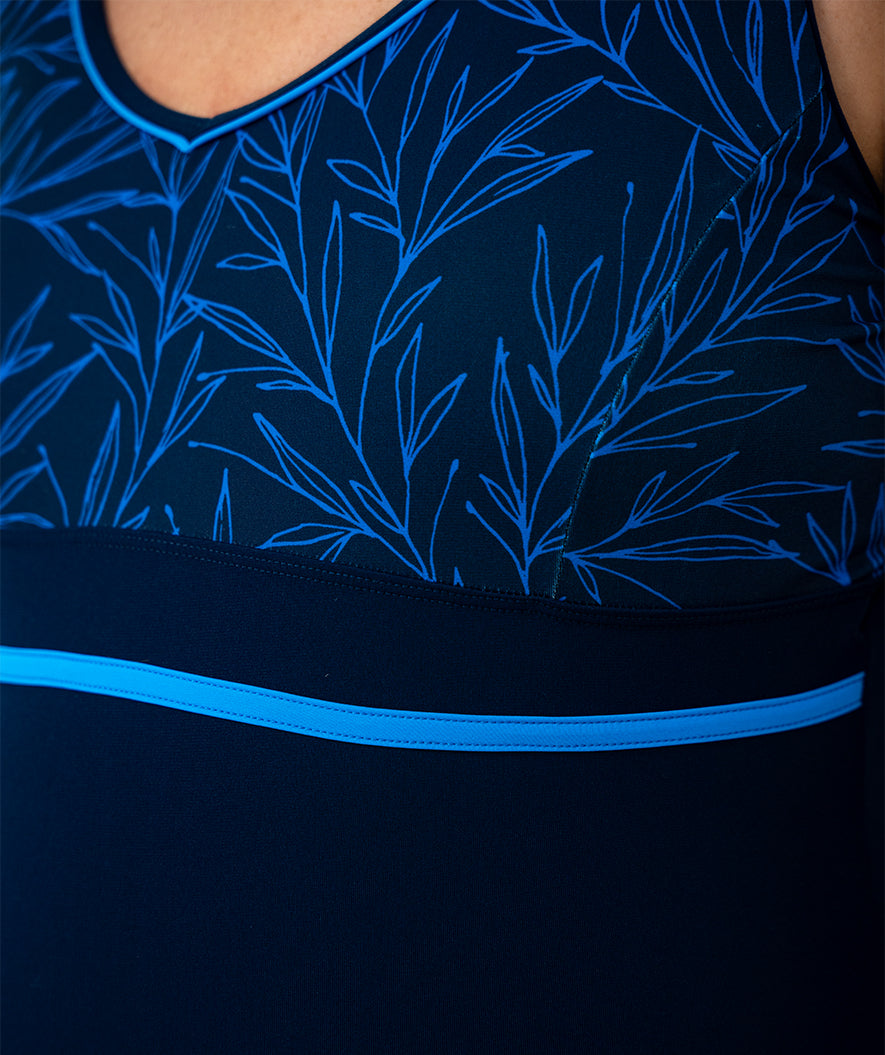Watery swimsuit for women - Vivien - Dark blue