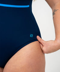 Watery swimsuit for women - Vivien - Dark Blue