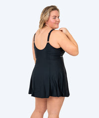 Watery swimsuit with skirt for women - River - Black/white
