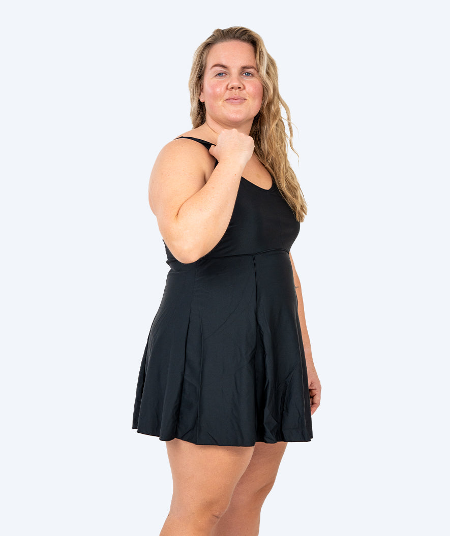 Watery swimsuit with skirt for women - River - Black