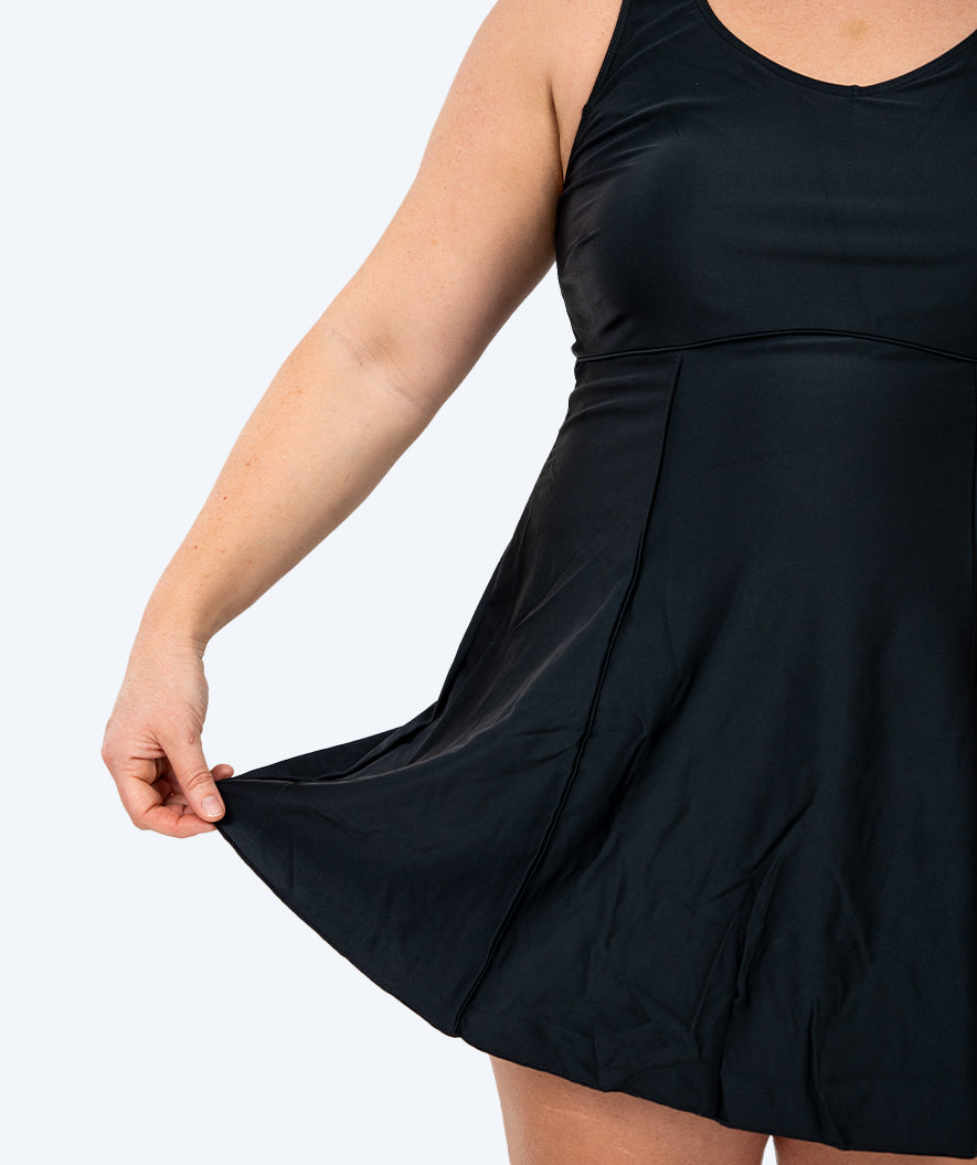 Watery swimsuit with skirt for women - River - Black
