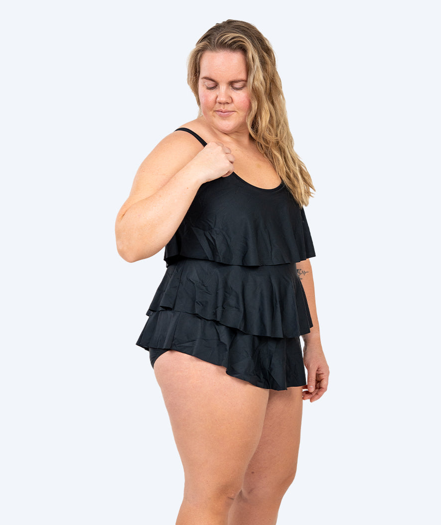 Watery swimsuit with skirt for women - Hydra - Black