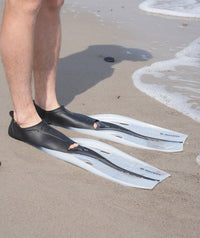 Watery snorkel set for adults (from 15 years) - Leach/Breeve - White/pink