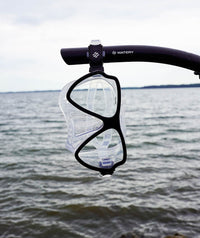 Watery snorkel set for adults (from 15 years) - Itzel/Rilian - Black