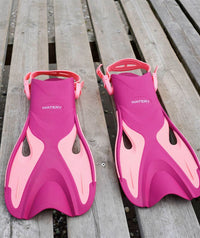 Watery short swim fins - Fisher - Pink