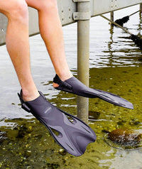 Watery short swim fins - Fisher - Pink