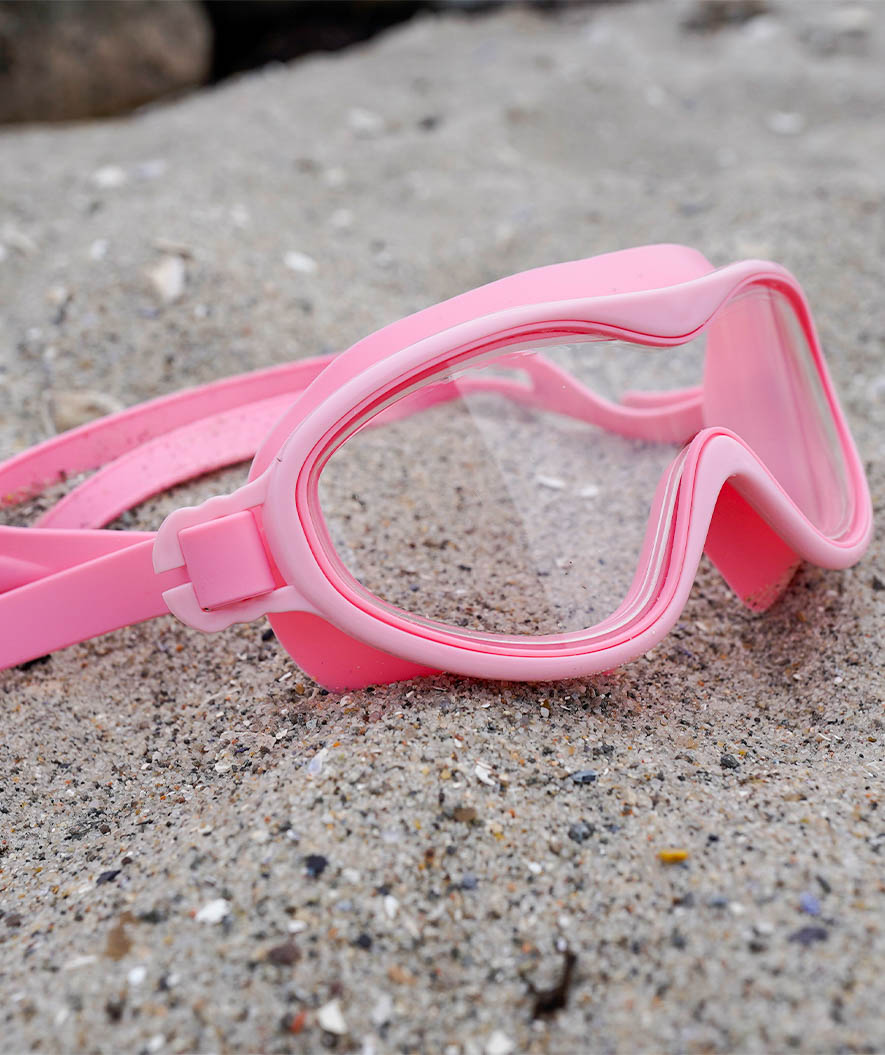 Watery swim goggles for kids - Bradford - Pink/white