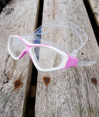 Watery swim mask for adults - Mantis - Pink/clear