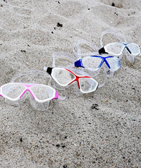 Watery swim mask for adults - Mantis - Pink/clear