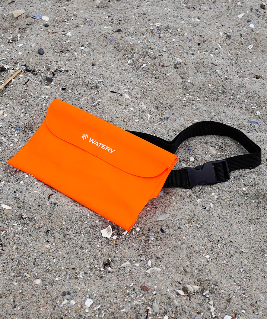 Watery waterproof bum bag - Talia - Orange