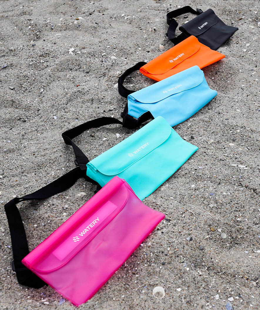 Watery waterproof bum bag - Talia - Pink