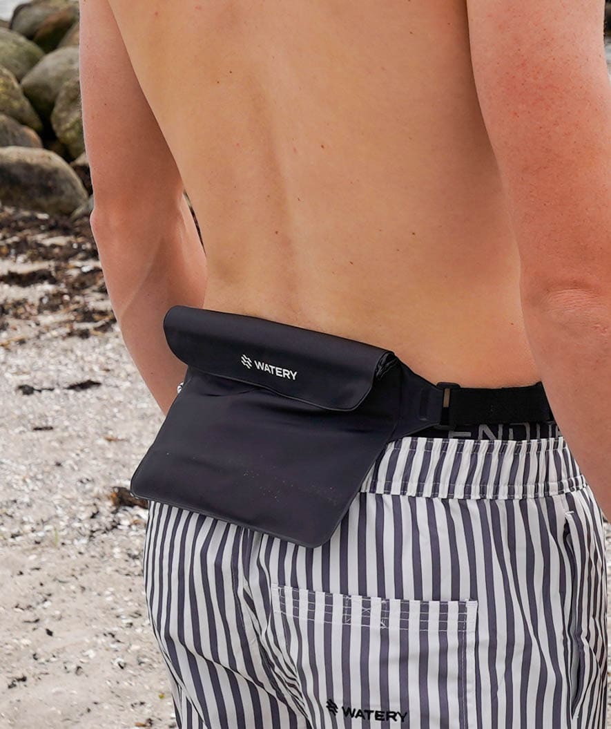 Watery waterproof bum bag - Talia - Black