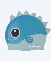 Watery swimming cap for kids - Fishi - Blue Shark