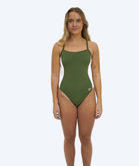 Watery swimsuit for women - Sidestroke Solid - Forest Green