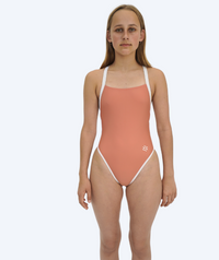 Watery swimsuit for women - Eco Sunkissed Solid - Cavalry Red