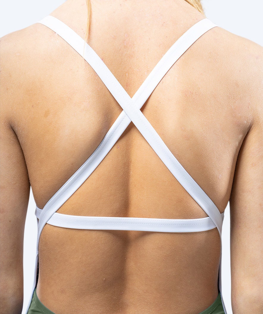 Watery swimsuit for women - Eco Sunkissed Solid - Army