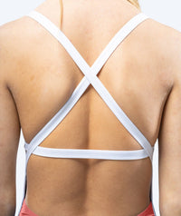 Watery swimsuit for women - Eco Sunkissed Solid - Cavalry Red