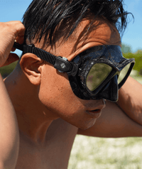 Watery diving mask for adults (from 15 years) - Fenton Pro - Dark blue