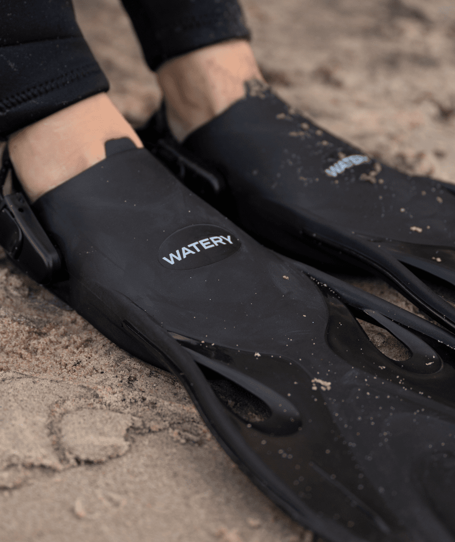 Watery snorkel set for adults - Fisher/Cliff - Red