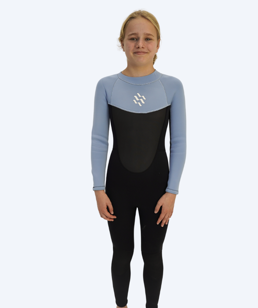 Watery wetsuit for kids - Gecko (3mm) - Electric blue