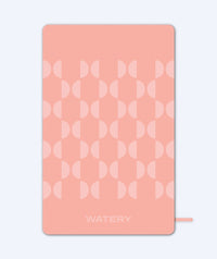 Watery microfiber towel (175 x 110 cm) - Rafferty - Blurish Pink