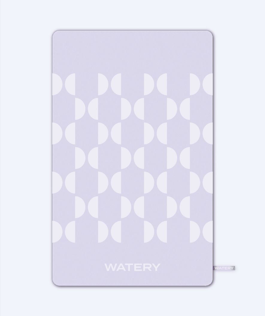 Watery microfiber towel (175 x 110 cm) - Rafferty - Dust Purple