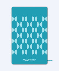 Watery microfiber towel (175 x 110 cm) - Rafferty - Ocean Blue