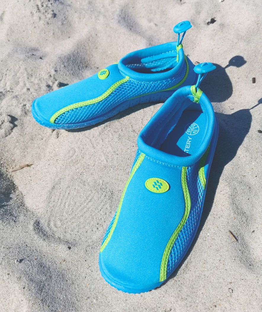 Watery swim shoes for kids - Spinner - Blue/green