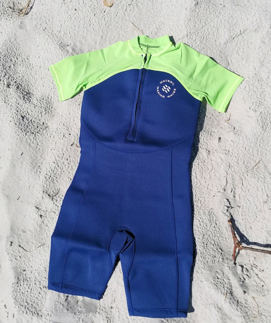 Watery UV wetsuit for kids - Calypso Long Sleeve - Atlantic Green