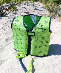 Watery swim vest for kids (1-6) - Splashy - Green