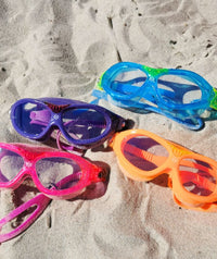 Watery swim goggles for kids - Mantis 2.0 - Orange/clear