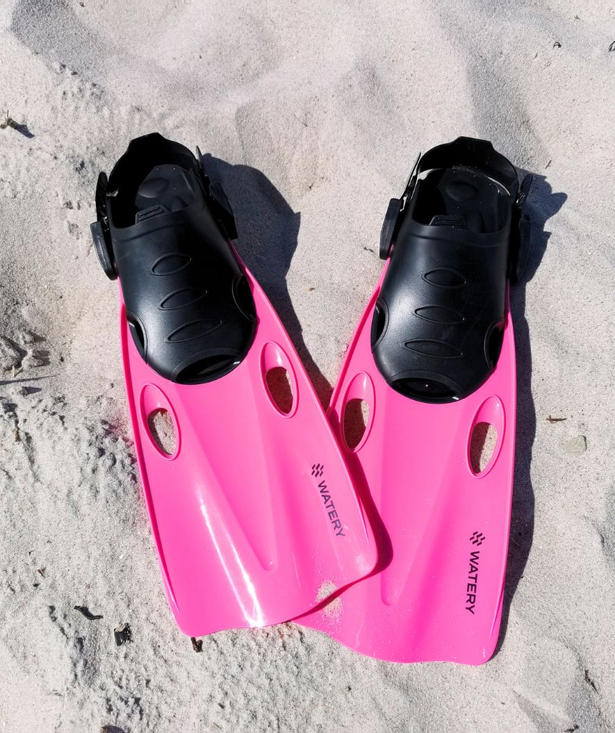 Watery diving fins for kids - Masika - Pink