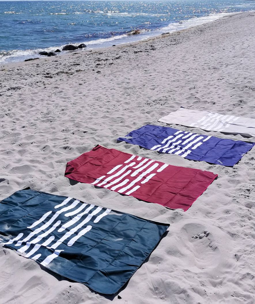 Watery microfiber towel - Eco Nebraska - Sand