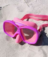 Watery Combo snorkel set for junior (8-15) - Misu - Pink/Purple