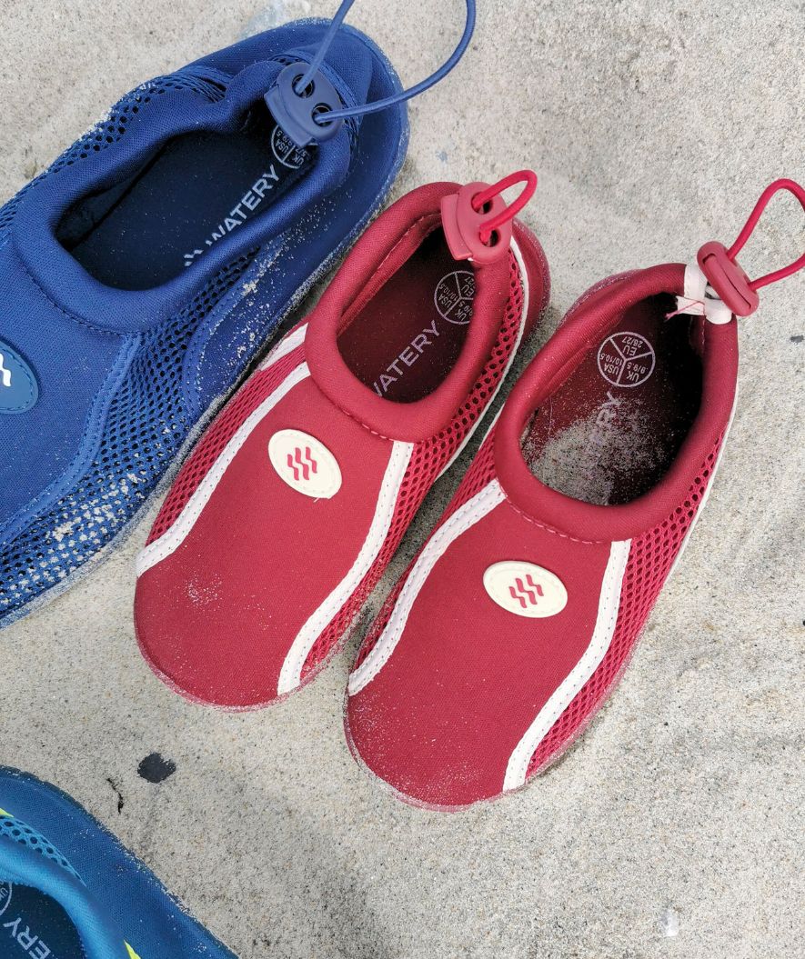 Watery water shoes for kids - Spinner - Red