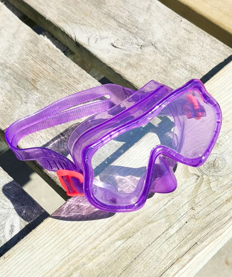Watery diving mask for kids (4-10) - Winslet - Purple