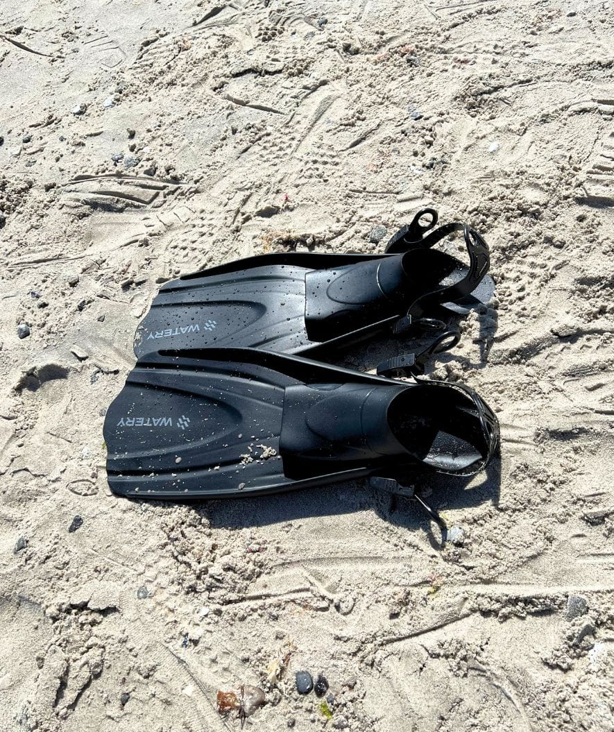 Watery diving fins for adults - Skipper - Black
