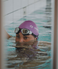 Watery swim cap (from 12 years) - Signature - Violet