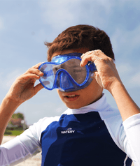 Watery Combo snorkel set for junior (8-15) - Jubal - Blue