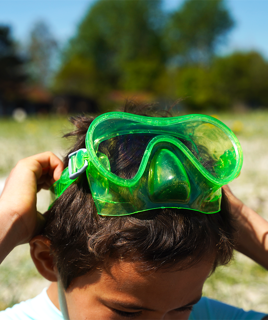 Watery diving mask for junior (8-15) - Jubal - Green