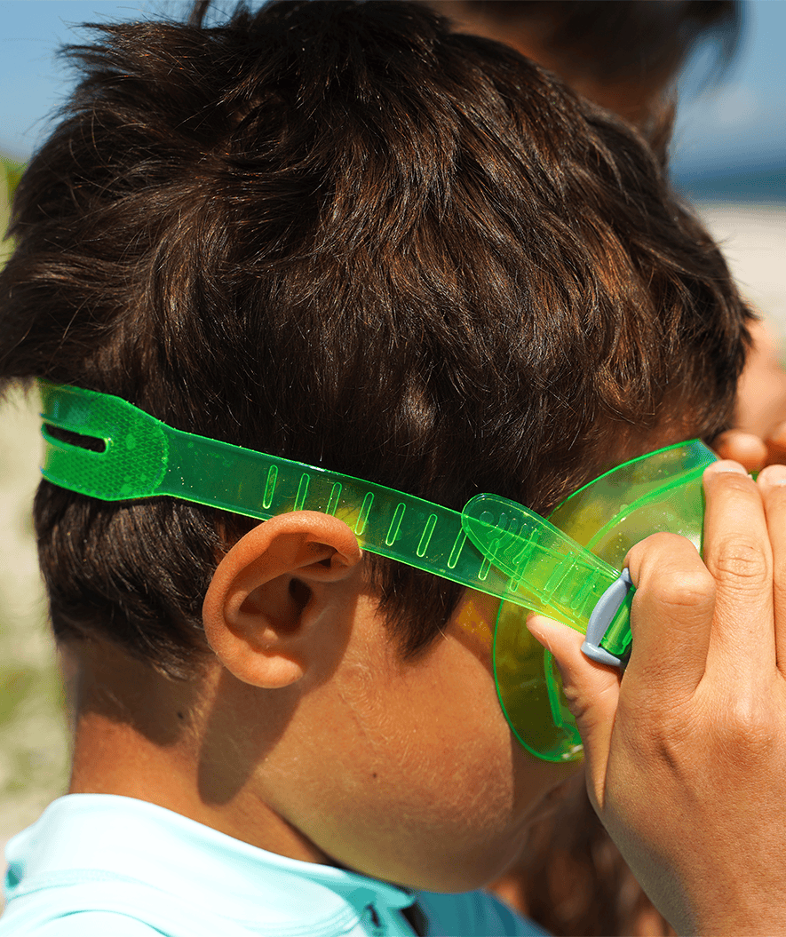 Watery diving mask for junior (8-15) - Jubal - Green