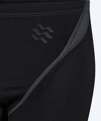 Watery competition swim trunks for boys - Rapidskin 2.0 - Black