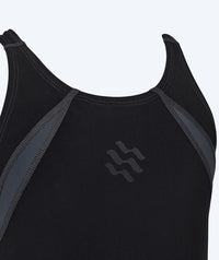 Watery racing swimsuit for girls - Rapidskin 2.0 - Black