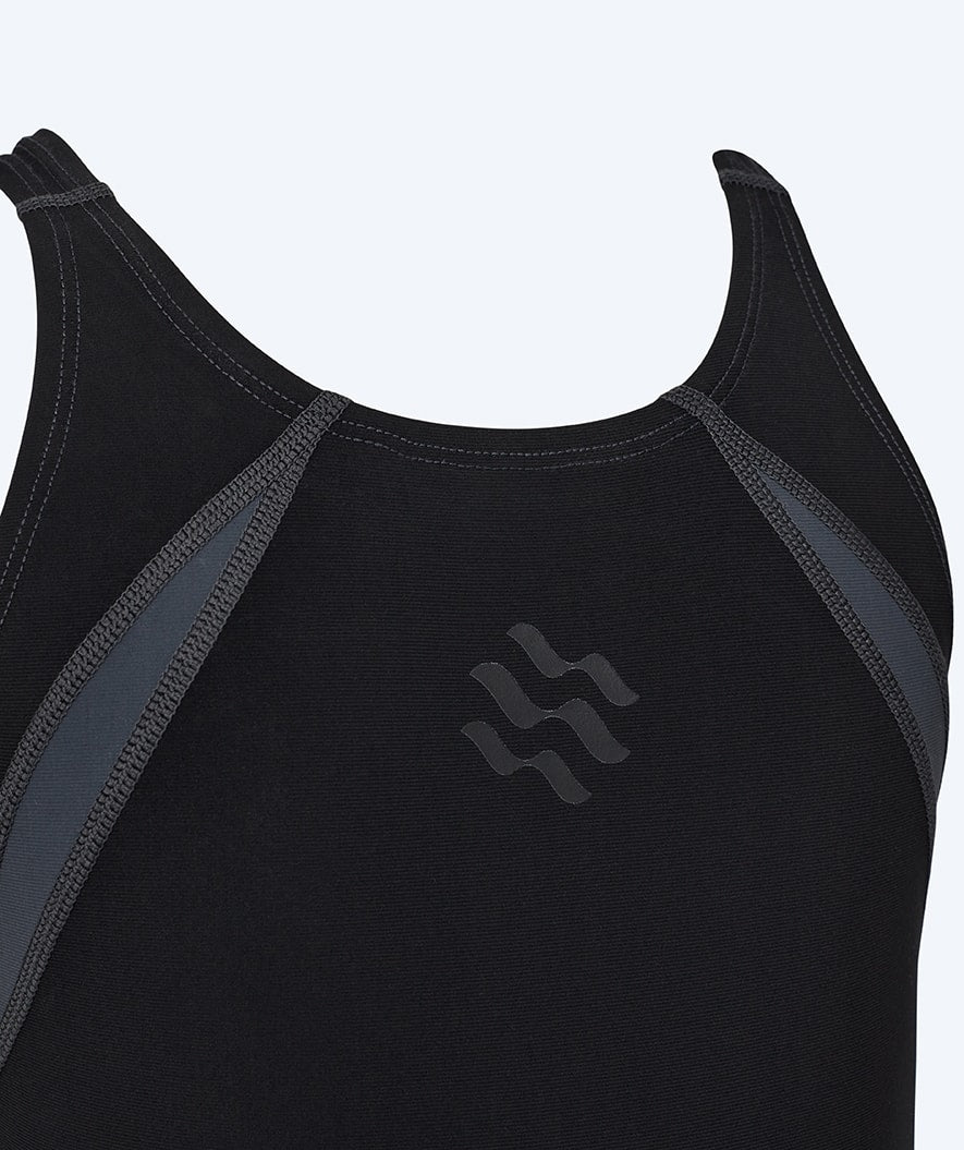 Watery racing swimsuit for girls - Rapidskin 2.0 - Black
