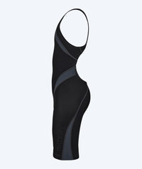 Watery racing swimsuit for girls - Rapidskin 2.0 - Black