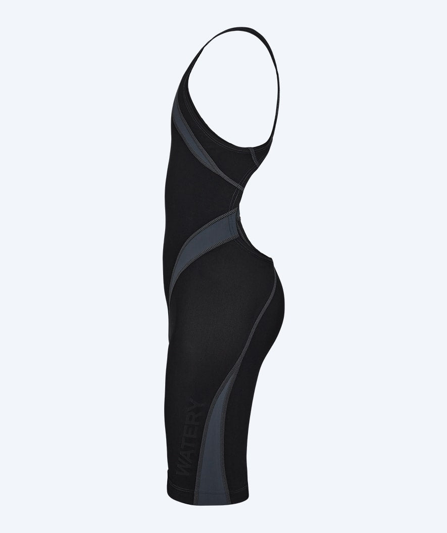 Watery racing swimsuit for girls - Rapidskin 2.0 - Black